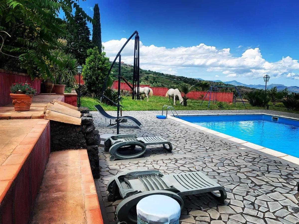 Villa Alessio - Case Vacanza Con Piscina Sull'Etna Puntalazzo Exterior foto